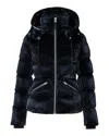Mackage Madalyn Glo High Gloss Down Jacket In Black