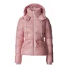 Mackage X Roller Rabbit Madalyn-rr Down Jacket With Removable Hood In Pink