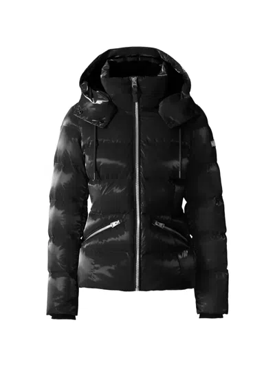 Mackage Madalyn-glo Hooded Quilted Jacket In Black