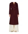 Mackage Wool Mai-cn Wrap Coat In Brown