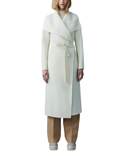 MACKAGE MAI LIGHTWEIGHT WRAP WOOL COAT