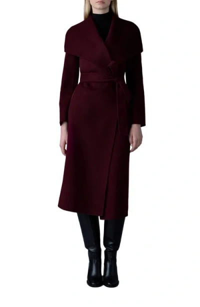 MACKAGE MACKAGE MAI WOOL LONG WRAP COAT