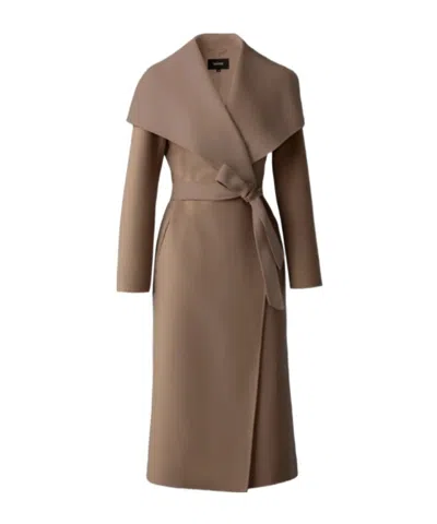 Mackage Mai-cn Belted Coat In Brown