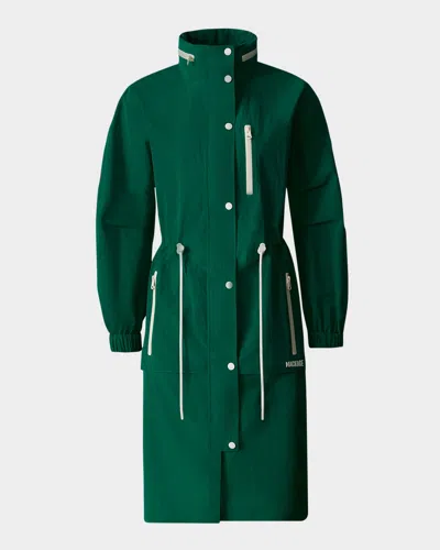 MACKAGE MAKAYLA KNEE-LENGTH LIGHTWEIGHT RAIN JACKET