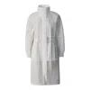 Mackage Makayla Knee-length Lightweight Rain Jacket In White