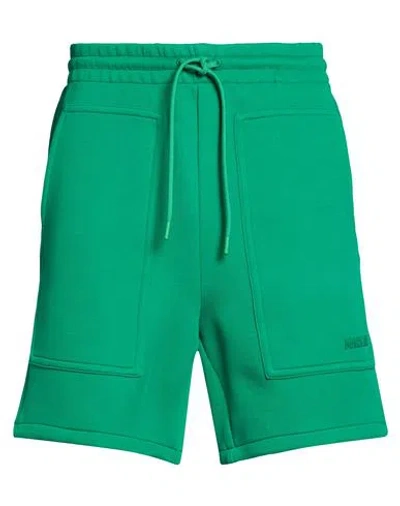 Mackage Man Shorts & Bermuda Shorts Green Size Xl Cotton, Polyester