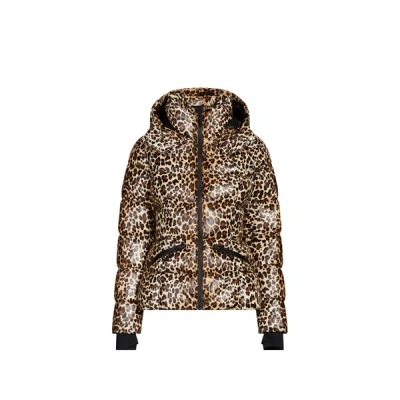 Mackage Manteau De Ski À Imprimé Léopard In Multi