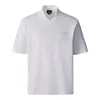Mackage Marco Short-sleeve Logo Polo Top In White