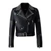 Mackage Studded Masina-st Leather Jacket In Black