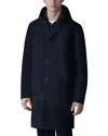 Mackage Mathias 3-in-1 Balmacaan Coat With Removable Down Liner In Navy