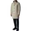 Mackage Mathias 3-in-1 Down Twill Balmacaan Coat In Light Camel