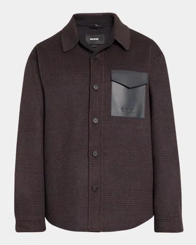 MACKAGE MEN & APOS;S GLEN CHECK WOOL-BLEND COAT
