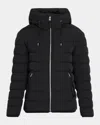 Mackage Black Stretch Nylon Jack Down Jacket In Black
