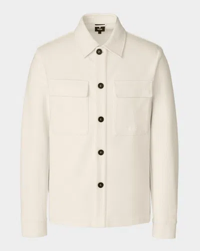 Mackage Porter Organic Cotton Blend Jacket In White