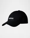 Mackage Men's Anderson-w Wool Logo Baseball Cap In Black
