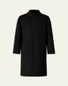 Mackage Beckett Buttoned Coat In Black