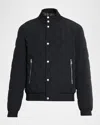 Mackage Bodhi Quilted Blouson Style Down Jacket In Black