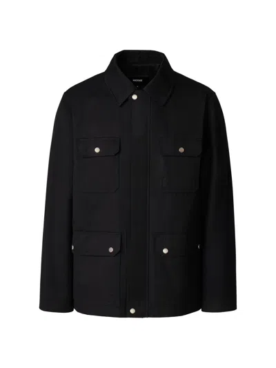 Mackage Bruno Water Resistant Chore Jacket In Black