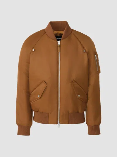 Mackage Men's Carmelo Bomber Jacket In Brown