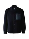 Mackage Black Emmanuel Double-face Wool Jacket In Black