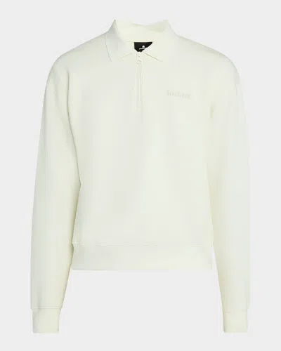 Mackage Men's Felix Quarter-zip Sweater In Cream