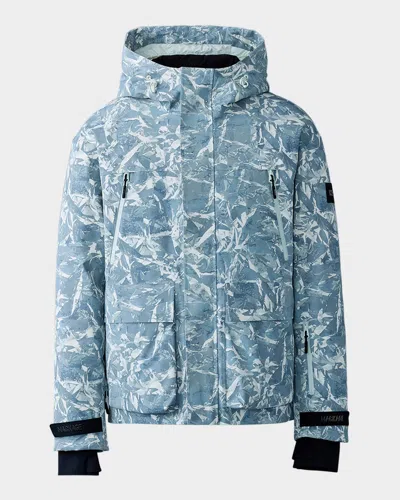 Mackage Men's Frost Down Ski Jacket In Sky Blue Frost