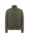 Mackage Men's Haney City Hybrid Light Down Jacket In Light Military