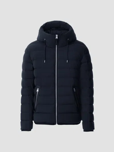 Mackage Men's Jack Quilted Hooded Jacket In Blue