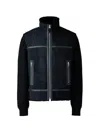 Mackage Jonathan Suede Full Zip Jacket In Brown