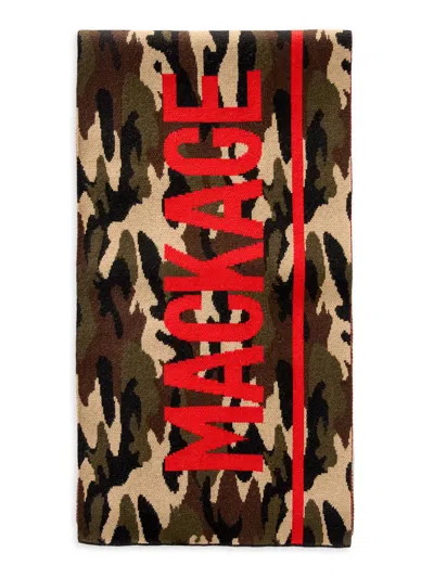 Mackage Men's Juno Camo Scarf