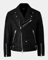 Mackage Kenneth Leather Moto Jacket In Black