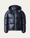 Mackage Kent Water Repellent Down Puffer Jacket In Black