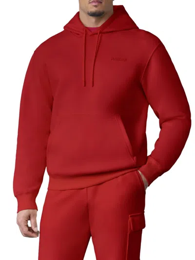 Mackage Men's Kolton Logo Cotton-blend Hoodie In Red