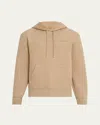 Mackage Men's Krystian Double-face Jersey Hoodie In Lt Camel