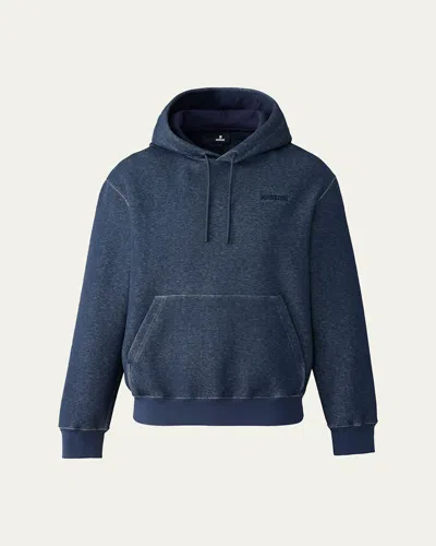 Mackage Men's Krystian Double-face Jersey Logo Hoodie In Animal Print