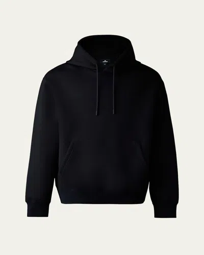 Mackage Men's Krystian Double-face Jersey Hoodie In Black