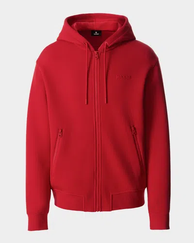 Mackage Men's Krystos Double-face Jersey Hoodie In Red