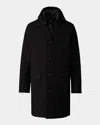 Mackage 3-in-1 Wool Coat With Removable Down Liner In Black