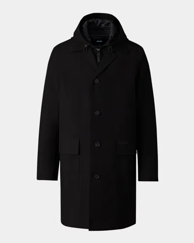 MACKAGE MEN'S MATHIAS 3-IN-1 OVERCOAT
