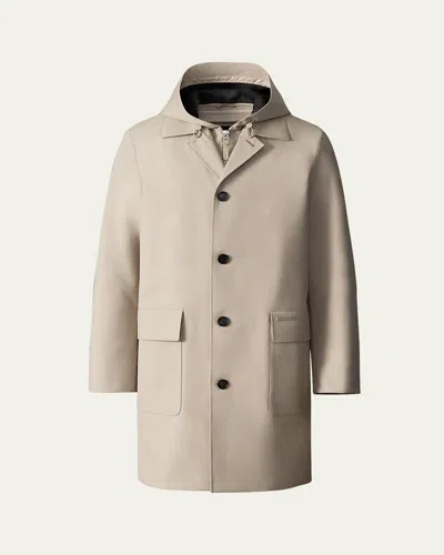 Mackage Men's Mathias 3-in-1 Overcoat In Light Camel