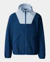Mackage Men's Reid Bicolor Rain Jacket In Tid-fogblu