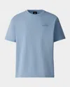 Mackage Men's Relaxed Interlock T-shirt In Blue