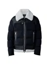 Mackage Men's Robert Shearling Down Jacket In Black