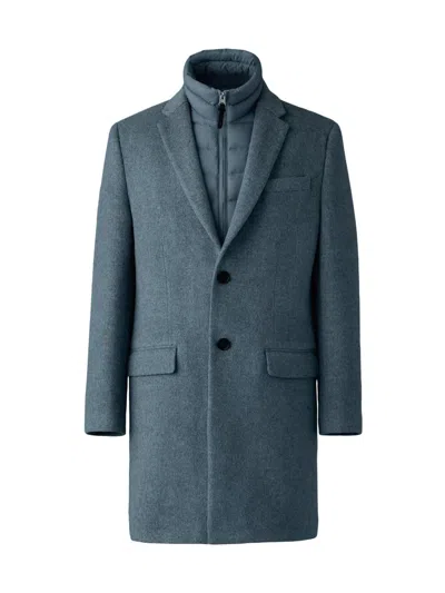 Mackage 3-in-1 Wool Coat With Removable Down Liner In Carbon Mix
