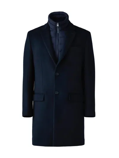 Mackage Einreihiger Skai-slb Mantel In Blue