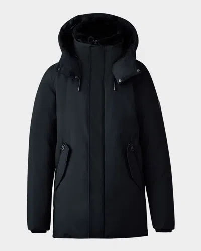 MACKAGE MEN'S SULLIVAN MID-LENGTH JACKET WITH SHEARLING