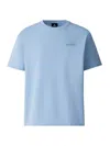 Mackage Men's Tee-r Silicone Logo T-shirt In Blue