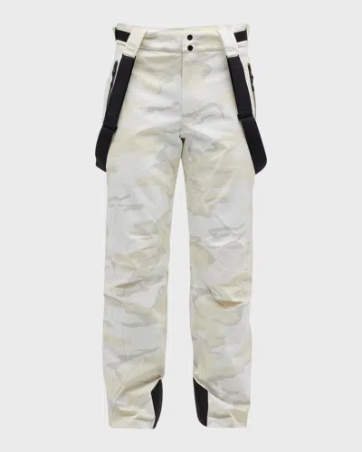 Mackage Men's Waterproof Ski Performance Pants W/ Suspenders In Camo