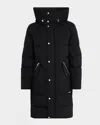 Mackage Werner Quilted Down Parka With Removable Bib In Black