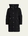 Mackage Werner Quilted Down Parka With Removable Bib In Black